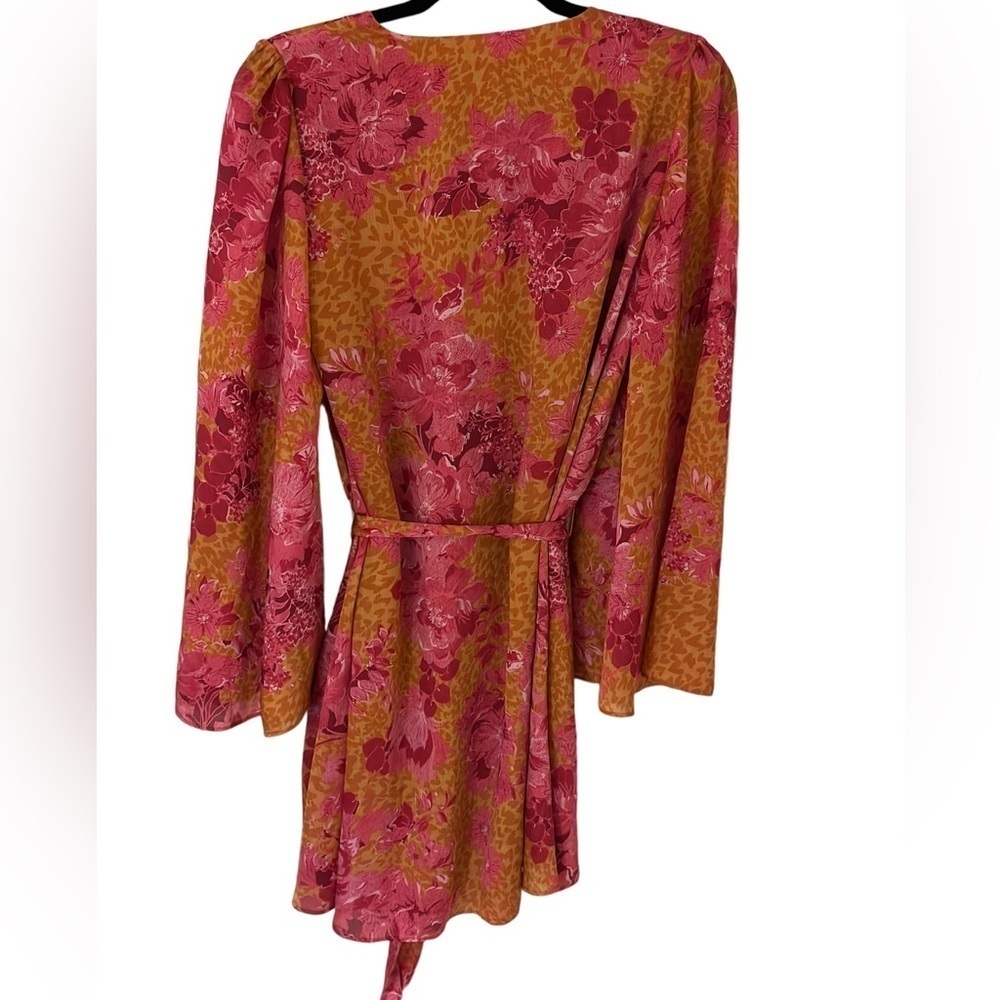 TED BAKER Floral Print Mini Dress US Size 6 - Picture 10 of 14